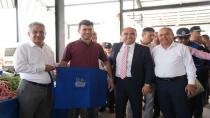 BAŞKAN AKDENİZLİ, YENİ PAZAR YERİNDE ESNAFLA BULUŞTU
