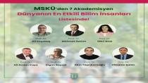MSKÜ'DEN 7 AKADEMİSYEN, DÜNYANIN EN ETKİLİ BİLİM İNSANLARI ARASINDA