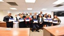 KURSİYERLER SERTİFİKALARINI ALDI